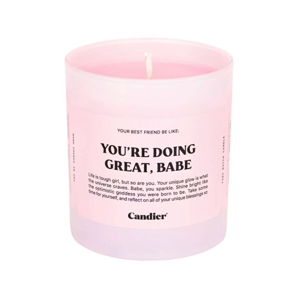 Candier You’re Doing Great Babe Handmade Votive Candle 9 oz.